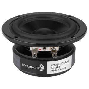 Main product image for Dayton Audio DSA90-8 3" Designer Series Aluminum Con 295-522